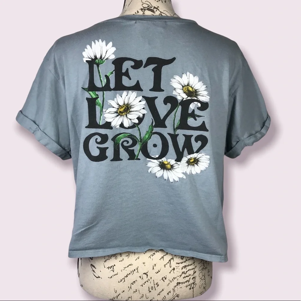 French Pastry, Let Love Grow Graphic Tee, Size XL